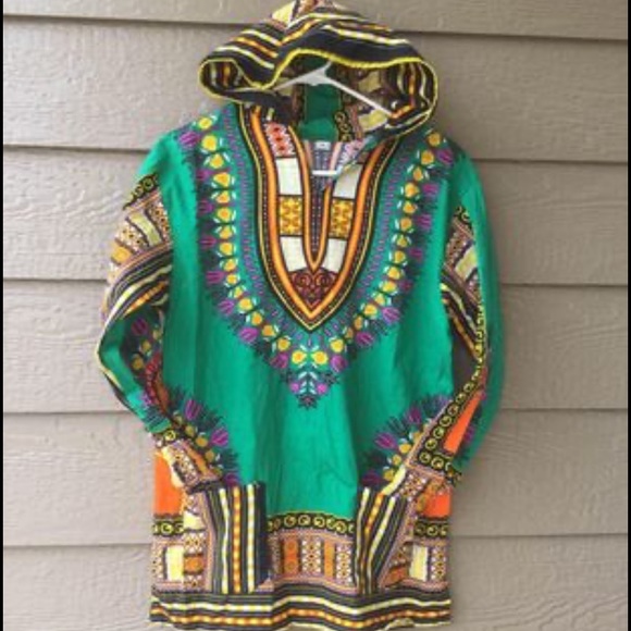 Womens ethnic hoodie Top, mini color, cotton, size S - Picture 1 of 9